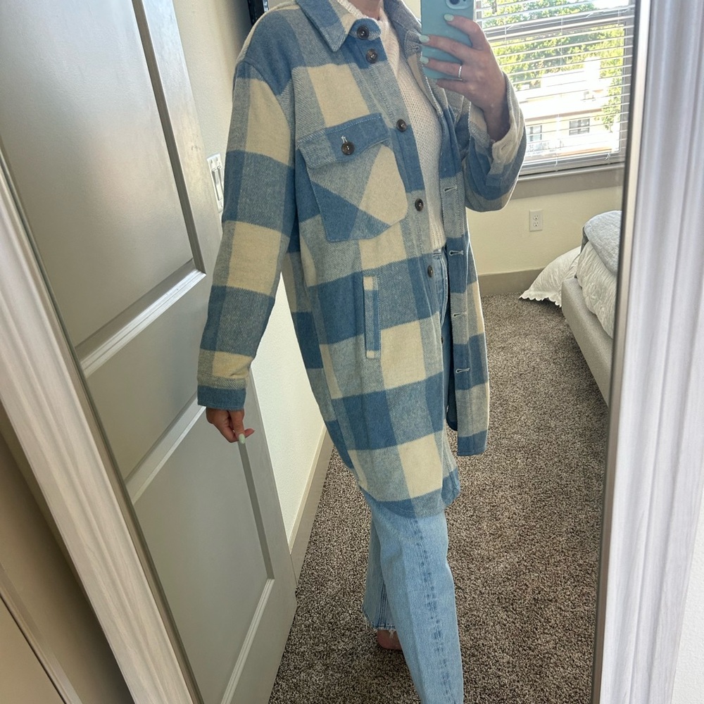 Shacket, Plaid Jacket - image 1